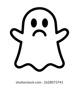 Ghost icon on white background vector
Vector icon