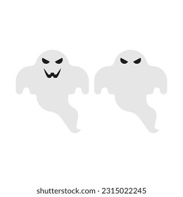 Ghost Icon Set Vector Design.