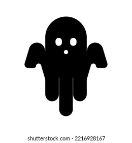 Ghost icon. sign for mobile concept and web design. vector illustration