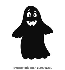 Ghost icon. Simple illustration of ghost vector icon for web design isolated on white background