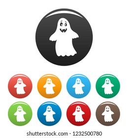 Ghost icon. Simple illustration of ghost vector icon for web design isolated on white background