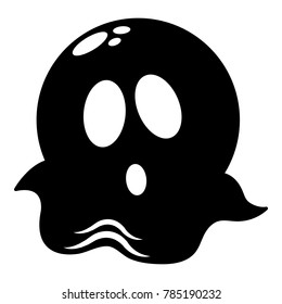 Ghost icon. Simple illustration of ghost vector icon for web