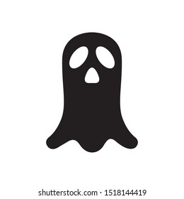 Ghost icon in trendy flat style design. Vector graphic illustration. Suitable for website design, logo, app, and ui. EPS 10.