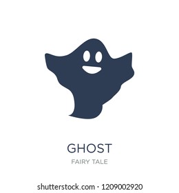 Ghost icon. Trendy flat vector Ghost icon on white background from Fairy Tale collection, vector illustration can be use for web and mobile, eps10