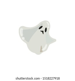 Ghost icon vector cartoon helloween
