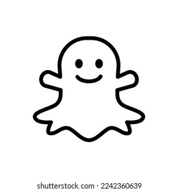 Ghost icon vector design template