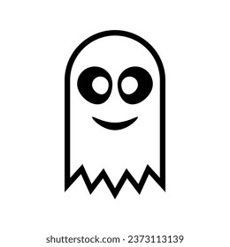 Ghost icon. Vector. Isolated on white.