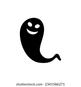 Ghost icon vector. Phantom illustration sign. Specter symbol. Halloween logo. Spirit mark.
