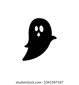 Ghost icon vector. Phantom illustration sign. Specter symbol. Halloween logo. Spirit mark.