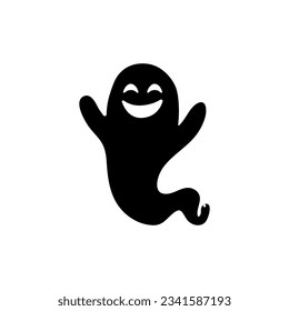 Ghost icon vector. Phantom illustration sign. Specter symbol. Halloween logo. Spirit mark.