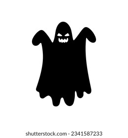Ghost icon vector. Phantom illustration sign. Specter symbol. Halloween logo. Spirit mark.