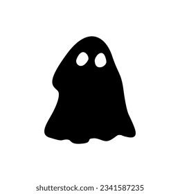 Ghost icon vector. Phantom illustration sign. Specter symbol. Halloween logo. Spirit mark.