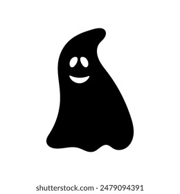 Ghost icon vector. Phantom illustration sign. Specter symbol. Halloween logo. Spirit mark.