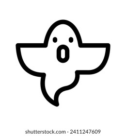 Ghost Icon Vector Symbol Design Illustration