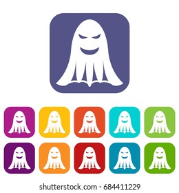 Ghost icons set