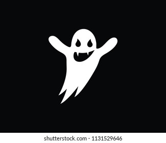 Ghost icons Vector illustration of flat design characters