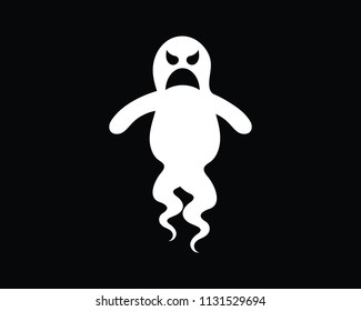 Ghost icons Vector illustration of flat design characters
