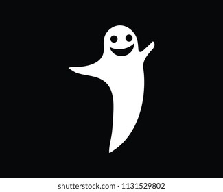 Ghost icons Vector illustration of flat design characters