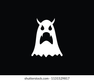 Ghost icons Vector illustration of flat design characters