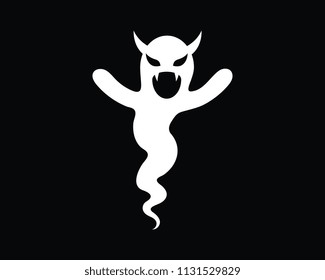 Ghost icons Vector illustration of flat design characters