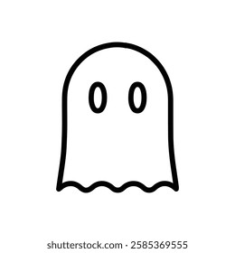 ghost iconVector illustration in black