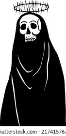 ghost illustration flat design vector