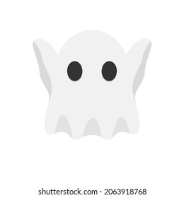 Ghost illustration Halloween vector for sticker  simple