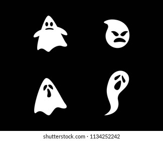 Ghost ilustration vector template