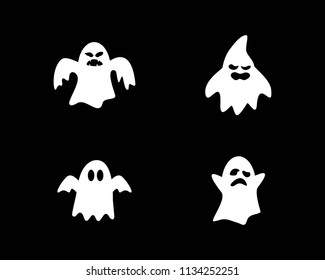 Ghost ilustration vector template