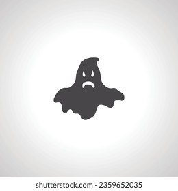 ghost isolated icon. ghost silhouette 