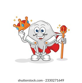 the ghost king vector. cartoon character