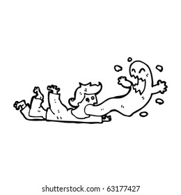 ghost leaving body cartoon