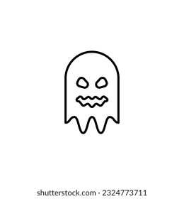 Ghost line icon vector design