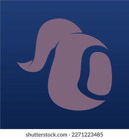 Ghost logo design. Ghost silhouette logo design concept