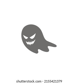 Ghost logo icon design illustration template vector