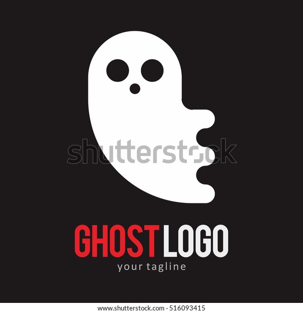 Ghost Logo Icon Symbol Emblem Template Stock Vector (Royalty Free ...