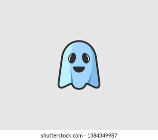 Ghost logo icon vector design 