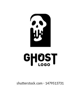 Ghost Logo Skull Grim Reaper Logo