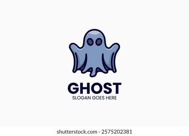 Ghost Logo Template. Vector Illustration