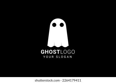 Ghost Logo Vector Icon Illustration