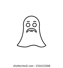 Ghost, magic icon. Element of magic for mobile concept and web apps icon. Thin line icon for website design and development