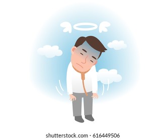 ghost of a man who committed suicide.
