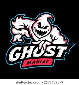 ghost mascot logo, Malignant Force of Fright and Fury