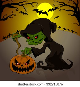 The Ghost in the moon night