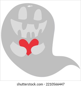 Icono plano de Octubre de la Noche Fantasma Halloween