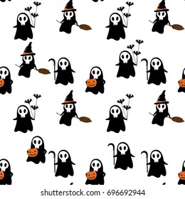 ghost pattern, halloween pattern