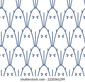 Ghost Pattern seamless. spook Background. halloween texture