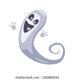 Ghost, phantome, specter, character, icon, vector, illustration, isolated, cartoon style