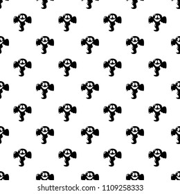 Ghost scaring icon. Simple illustration of ghost scaring vector icon for web