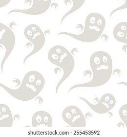 Ghost seamless pattern.